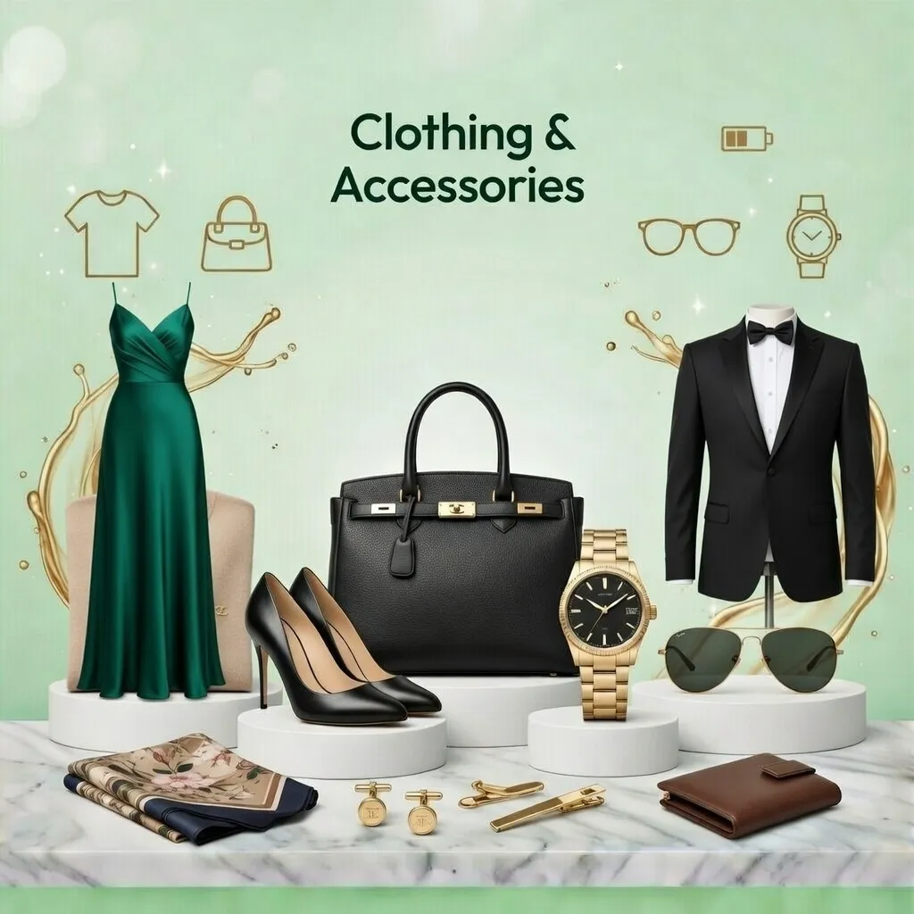 Glam and Glossy - Clothing and Accessories